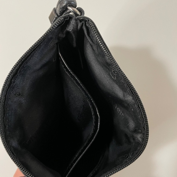 Calvin Klein Black Leather Wristlet - Picture 5 of 8